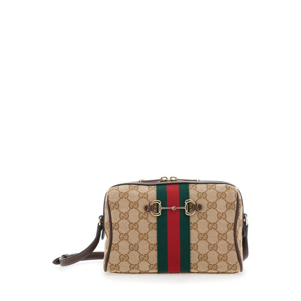 Gucci Women Horsebit Web Camera Case